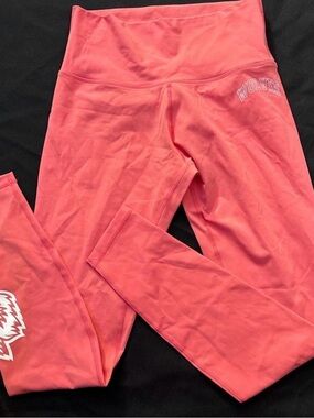 Darc Sport Coral Pink Girls' High-Waist Leggings